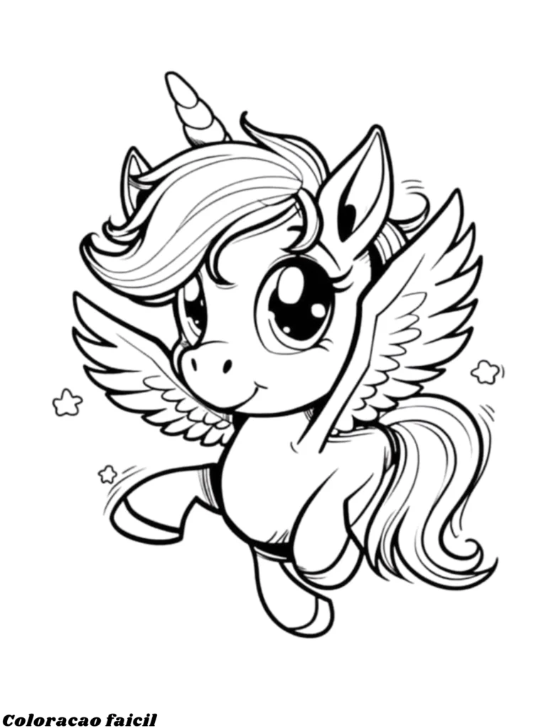 desenhos de unicornios para imprimir