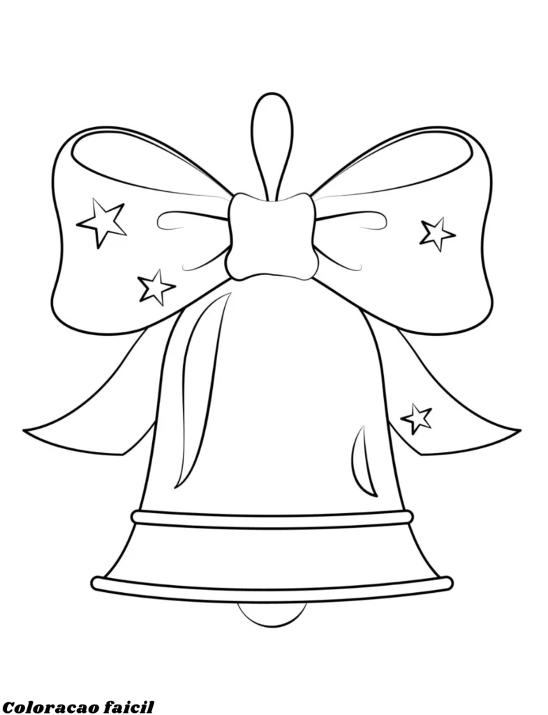 desenho para colorir de natal