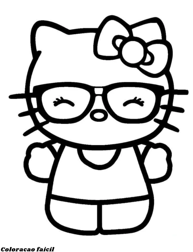 desenhos colorir hello kitty