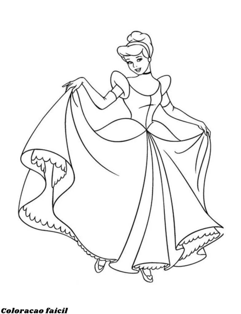 desenhos para imprimir e colorir princesas