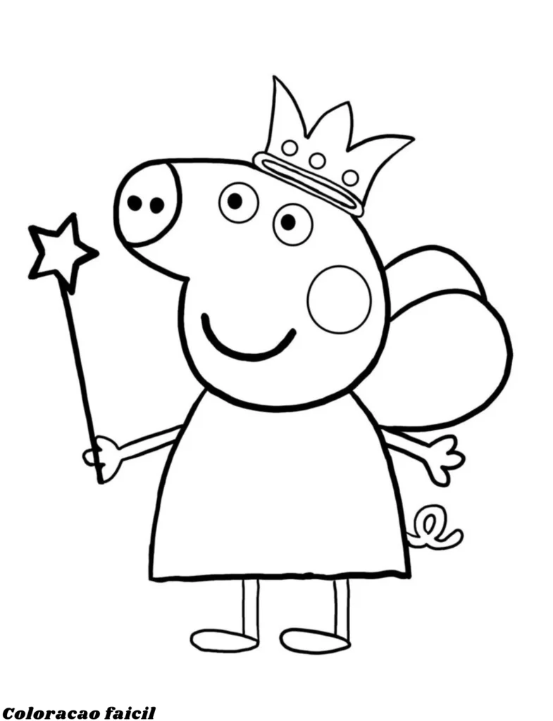 desenho da peppa pig para imprimir