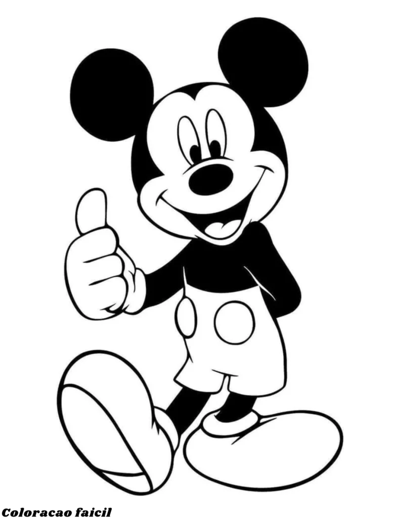 minnie para colorir