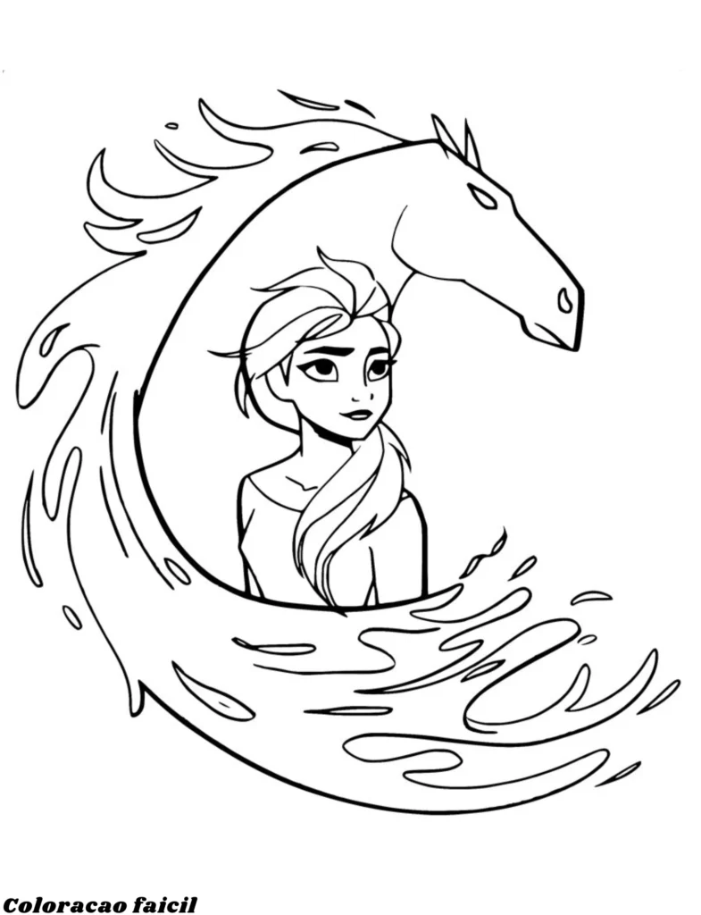 desenhos para colorir da frozen