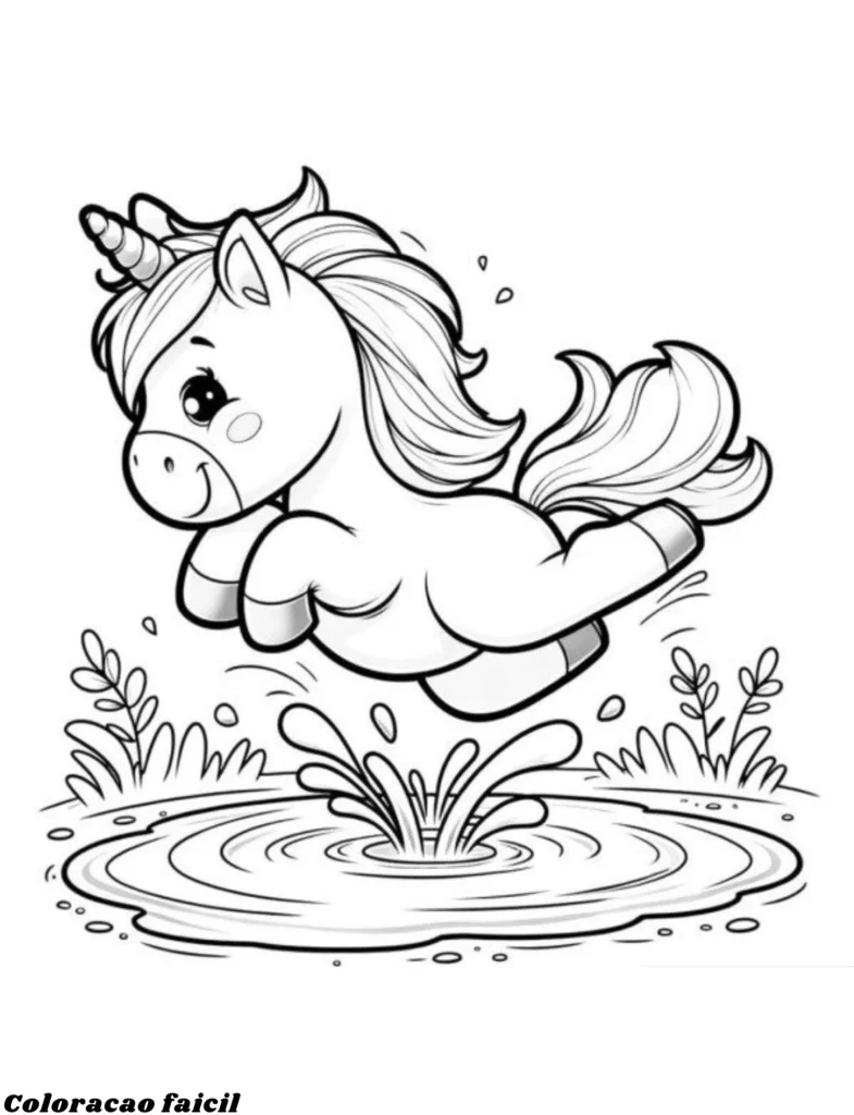 desenho de unicórnio