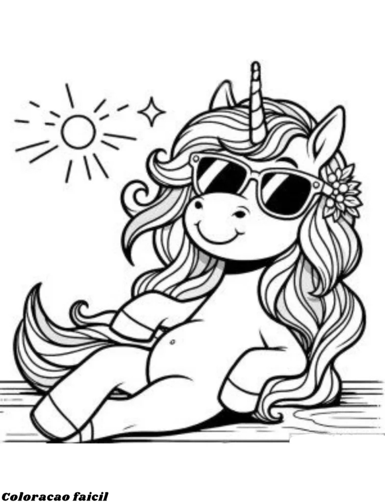 unicórnio desenho