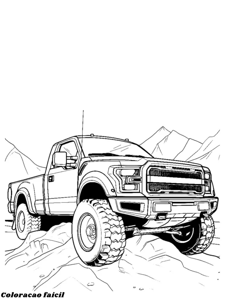 desenho carro colorir