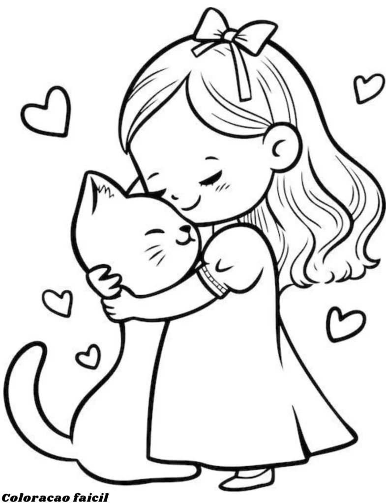 desenho de gato para imprimir