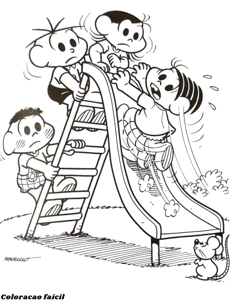 desenhos monica para colorir
