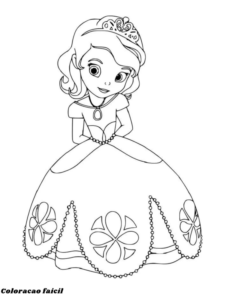 desenhos para imprimir princesas