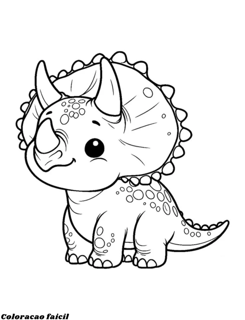 desenhos de dinossauros para imprimir e colorir