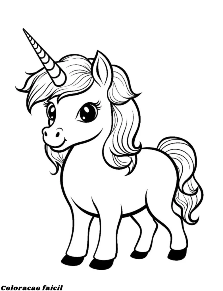 unicórnio para colorir