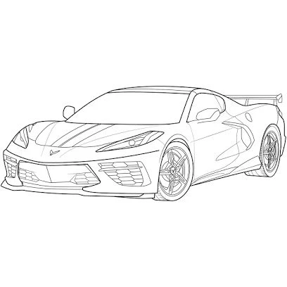 desenhos dos carros para colorir