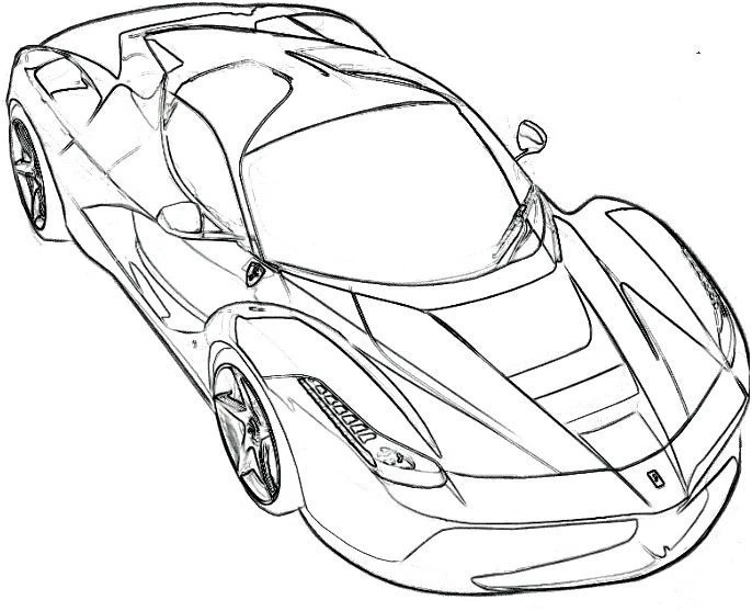 carros para colorir imprimir