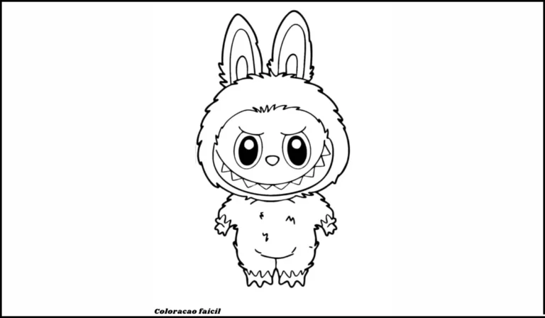 labubu para colorir