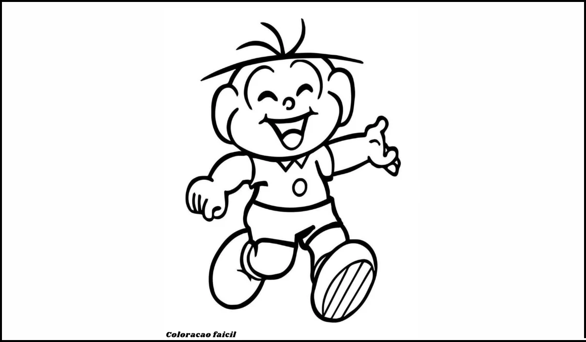 turma da mônica para colorir e imprimir
