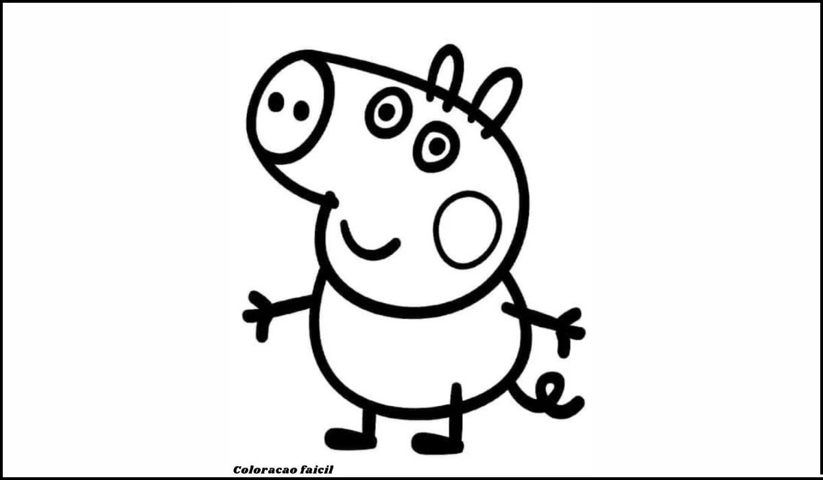 peppa pig para colorir