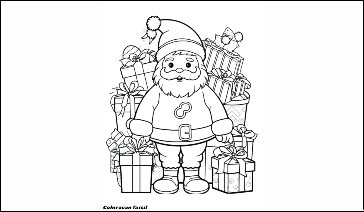 desenho de natal para colorir