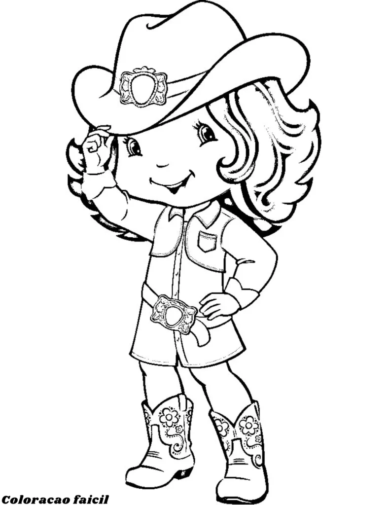 moranguinha para colorir