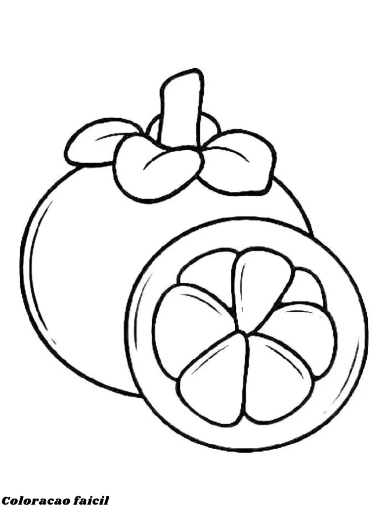 desenhos de frutas para imprimir