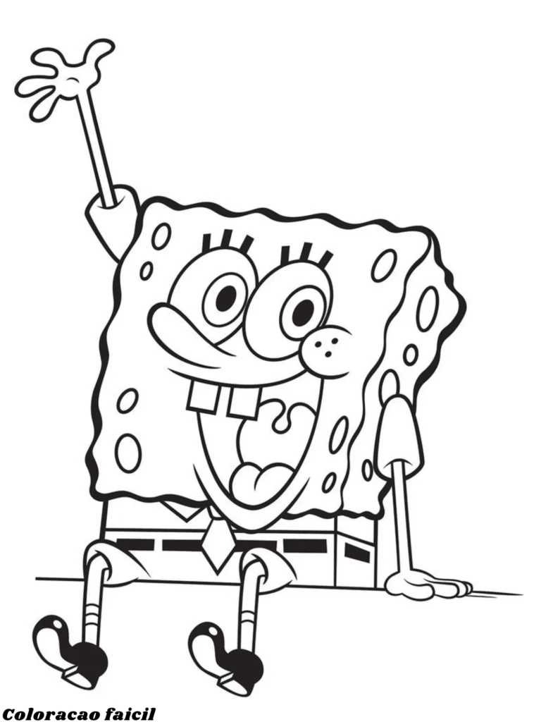 desenhos para colorir bob esponja