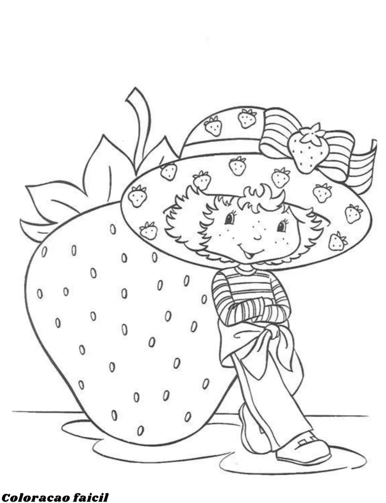 desenhos da moranguinho para colorir