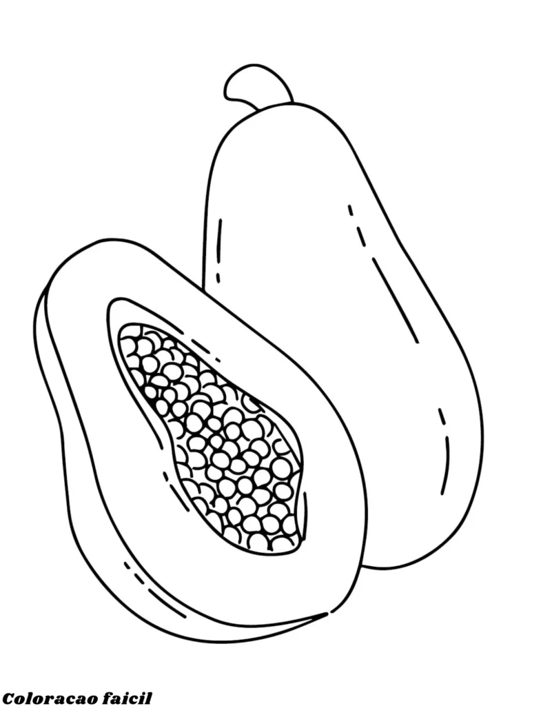 fruto para imprimir 