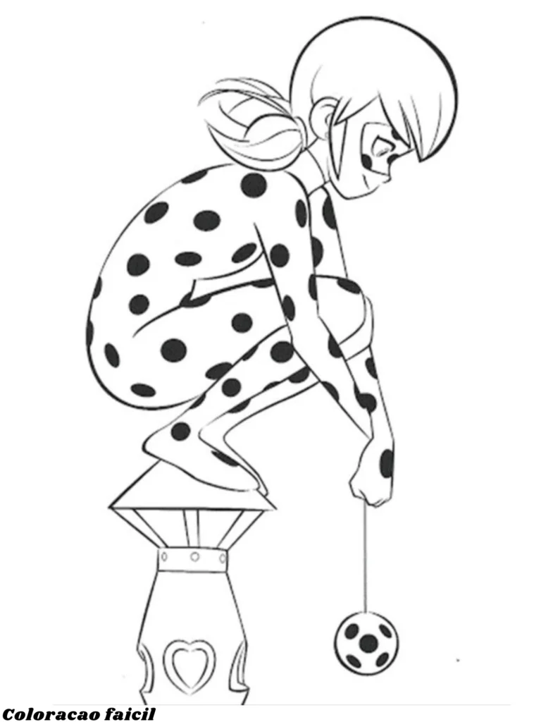 ladybug para colorir