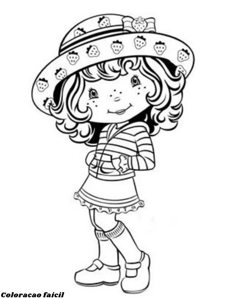 desenhos para colorir moranguinho