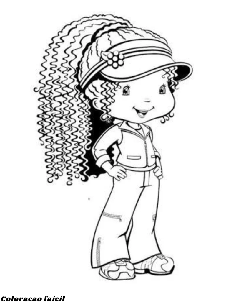 moranguinho para colorir