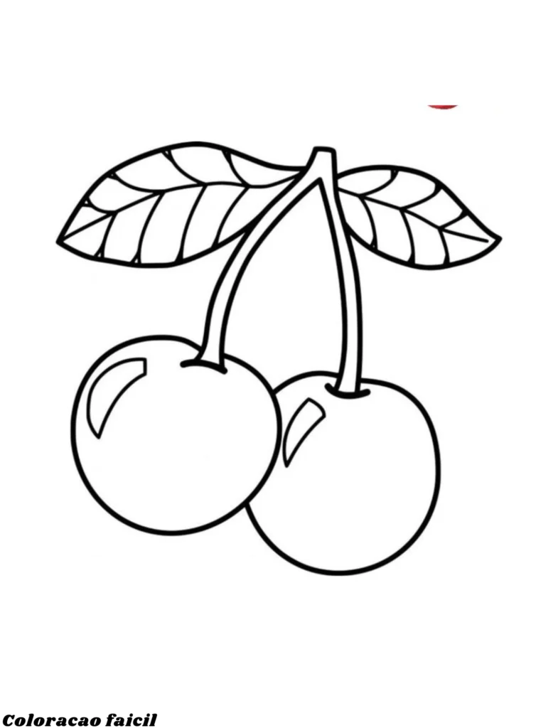 desenhos de frutas para colorir e imprimir
