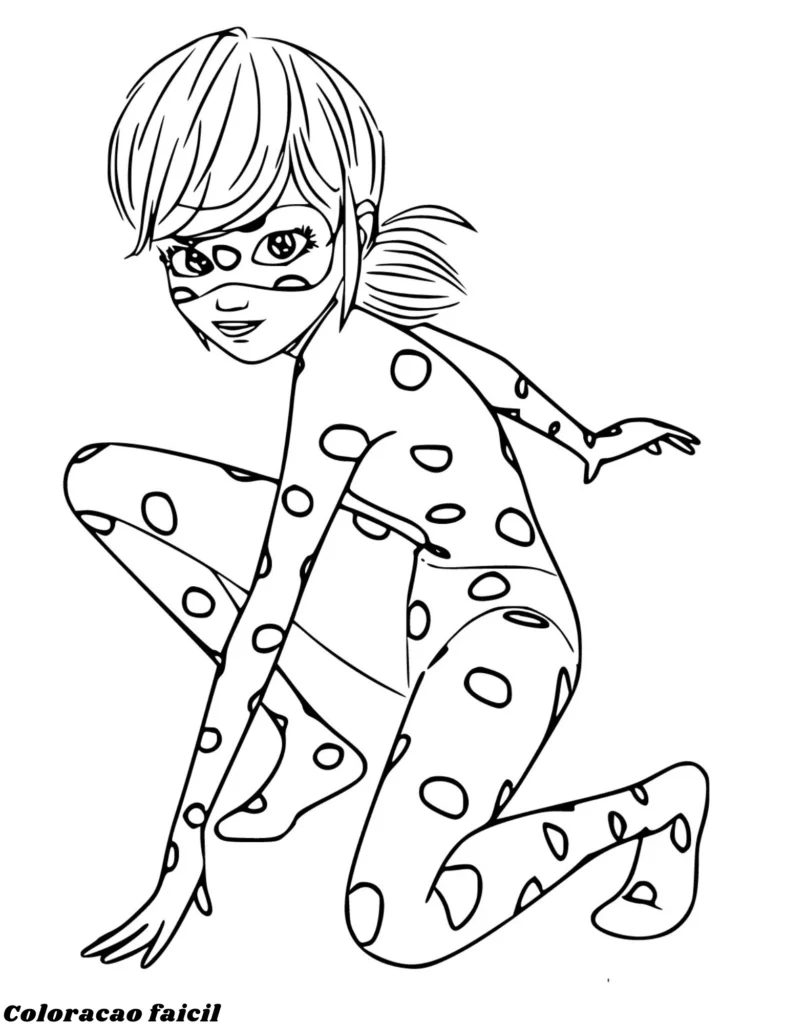 desenhos para colorir ladybug