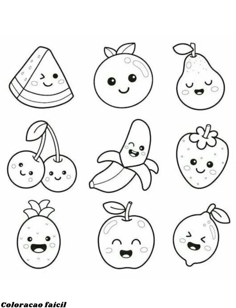 imagens de frutas para imprimir