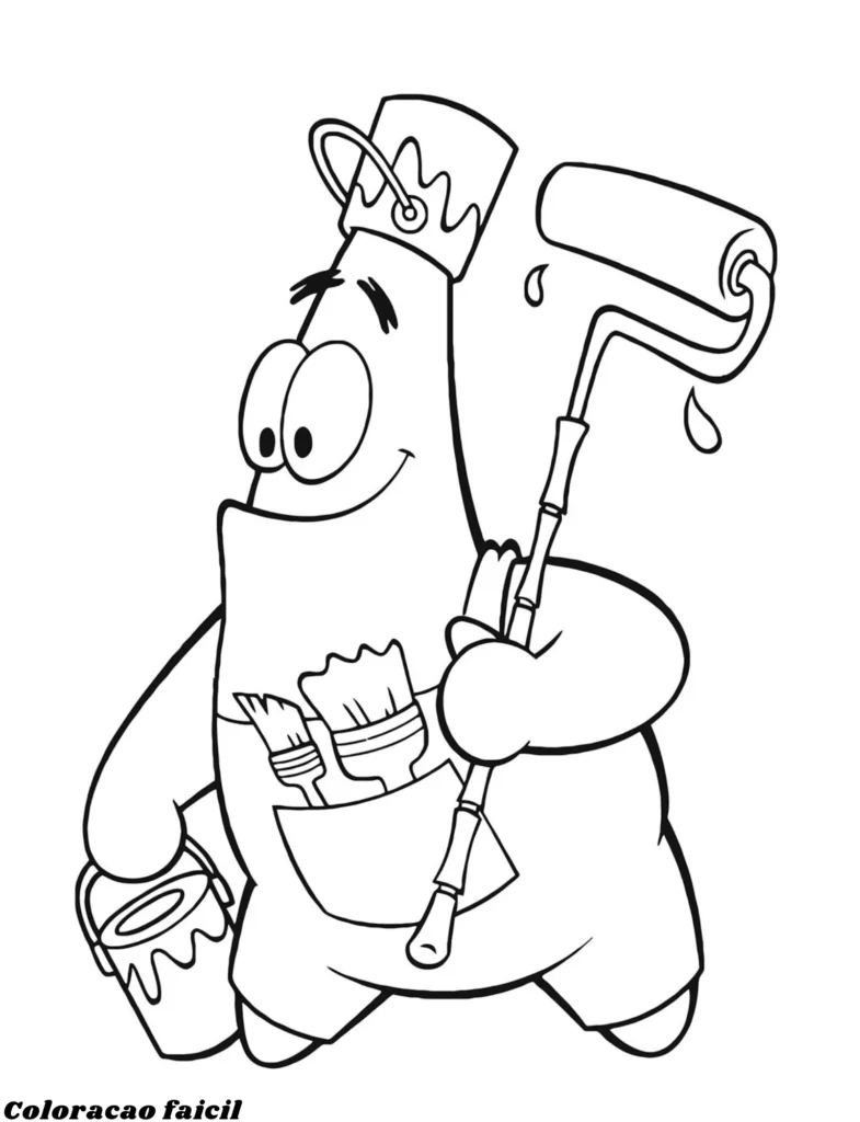 desenhos do bob esponja para desenhar