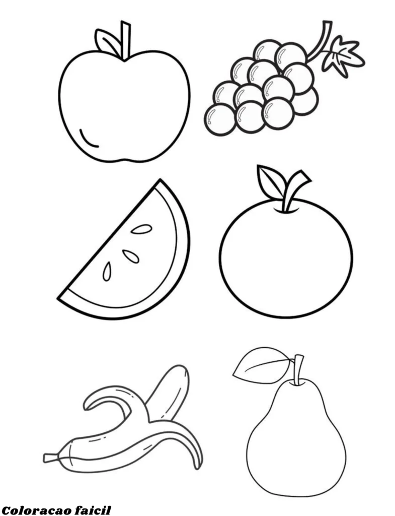 frutas para imprimir