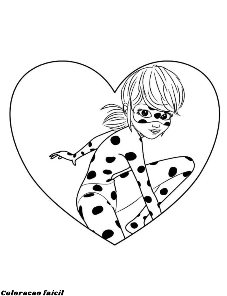 desenho da ladybug para colorir