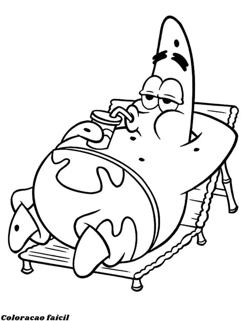 desenhos para colorir bob esponja e patrick