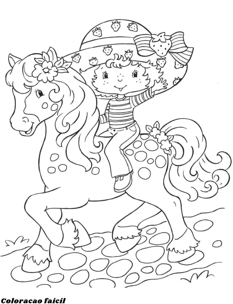 desenho moranguinho colorir