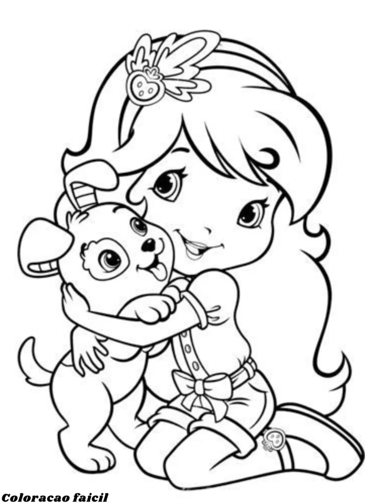 moranguinho desenho para colorir