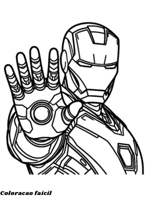 homem de ferro desenho