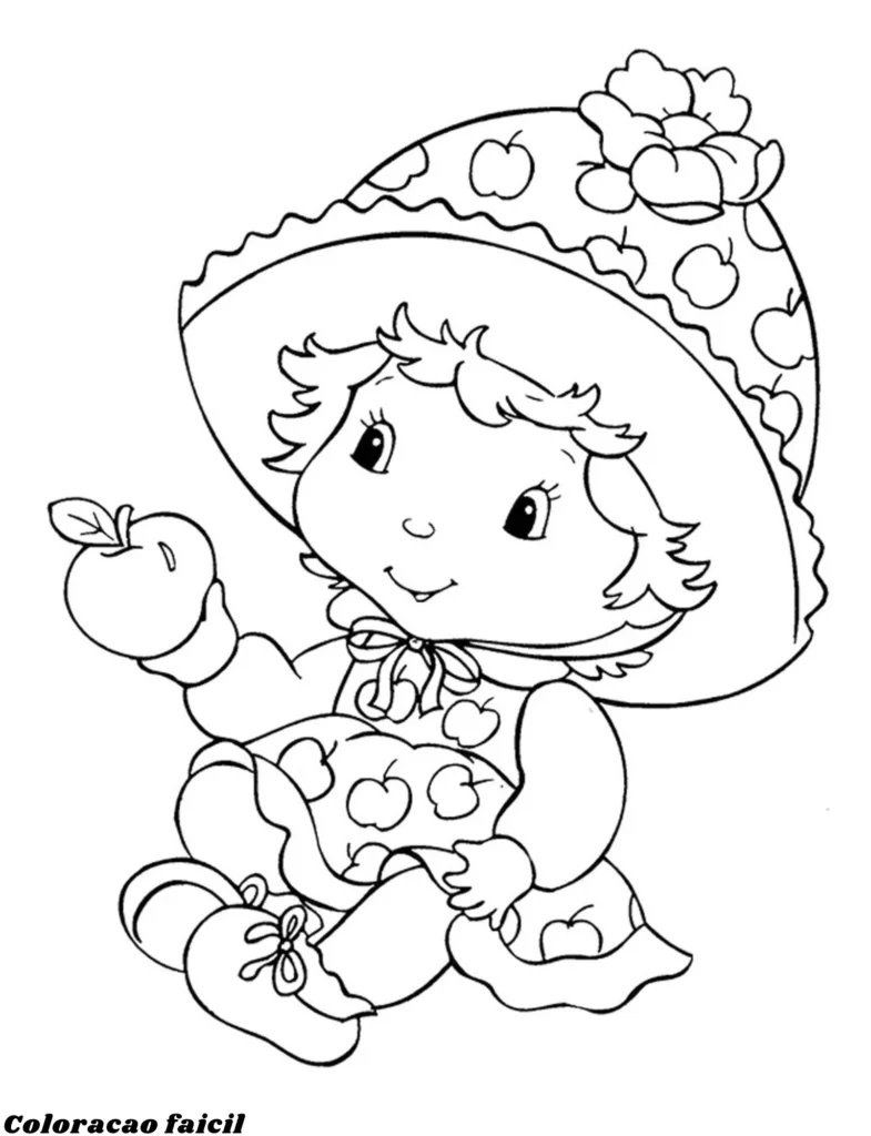 desenhos para colorir da moranguinho