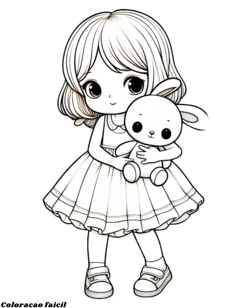 desenhos de bonecas