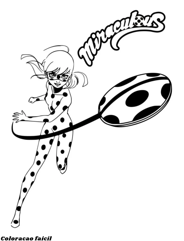 miraculous para colorir