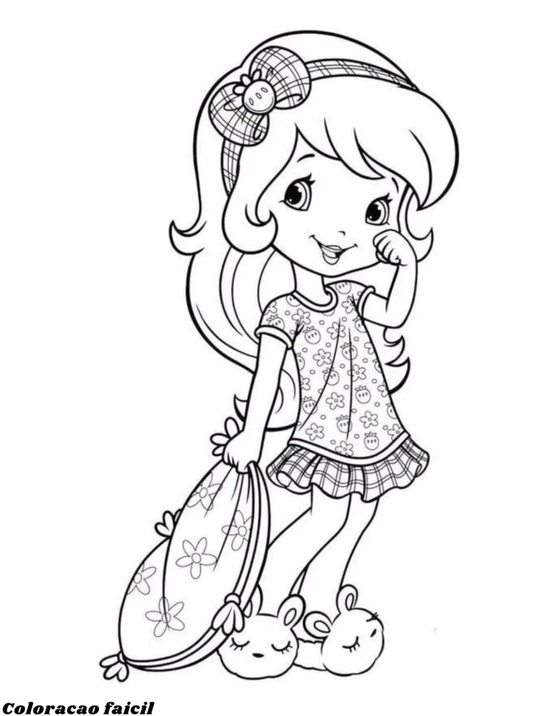 desenhos para colorir da moranguinha
