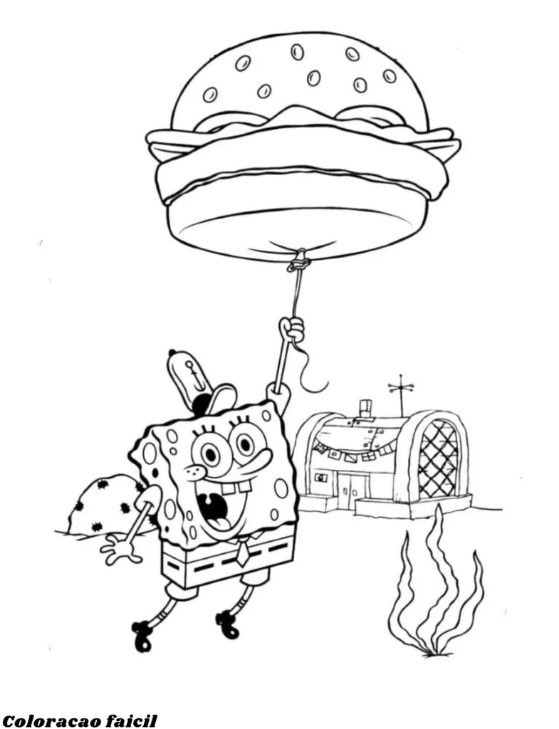 desenhos para imprimir bob esponja
