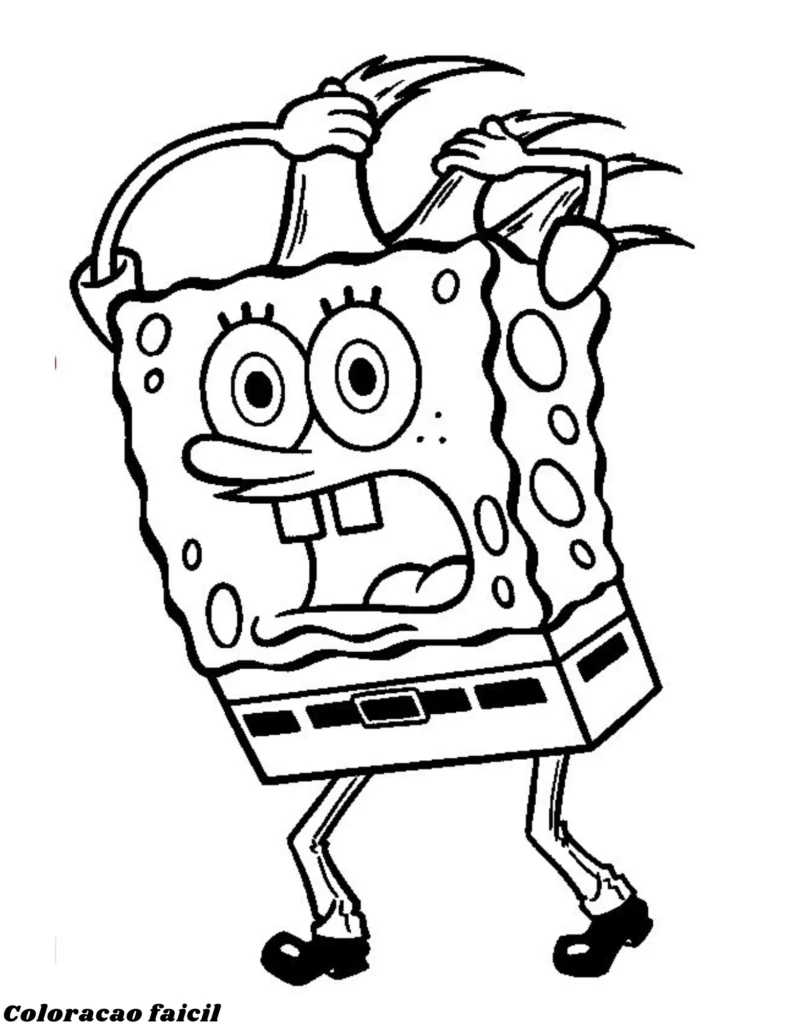 bob esponja pintar