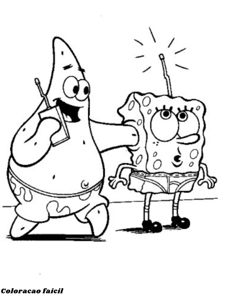 desenhos bob esponja para imprimir