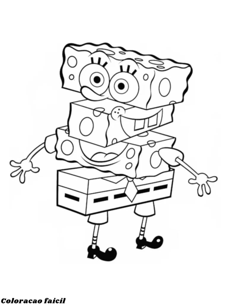 desenhos para colorir bob esponja