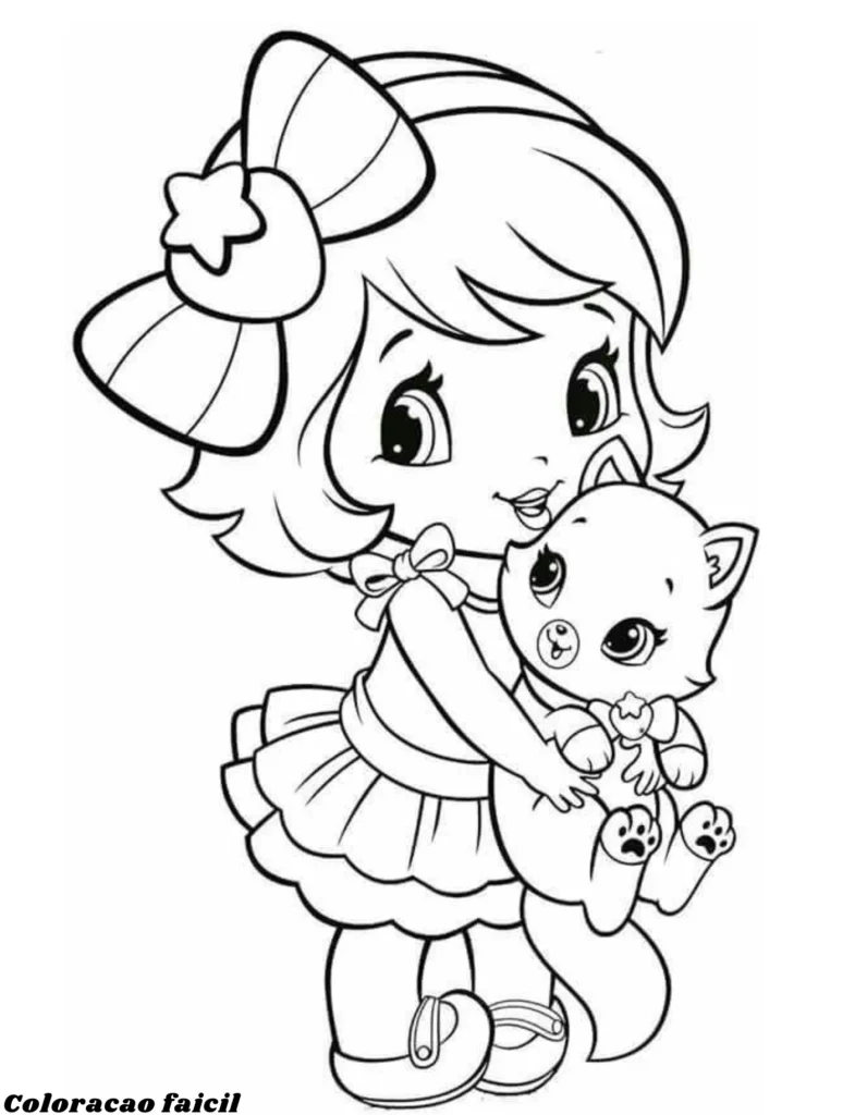 moranguinho desenho para colorir
