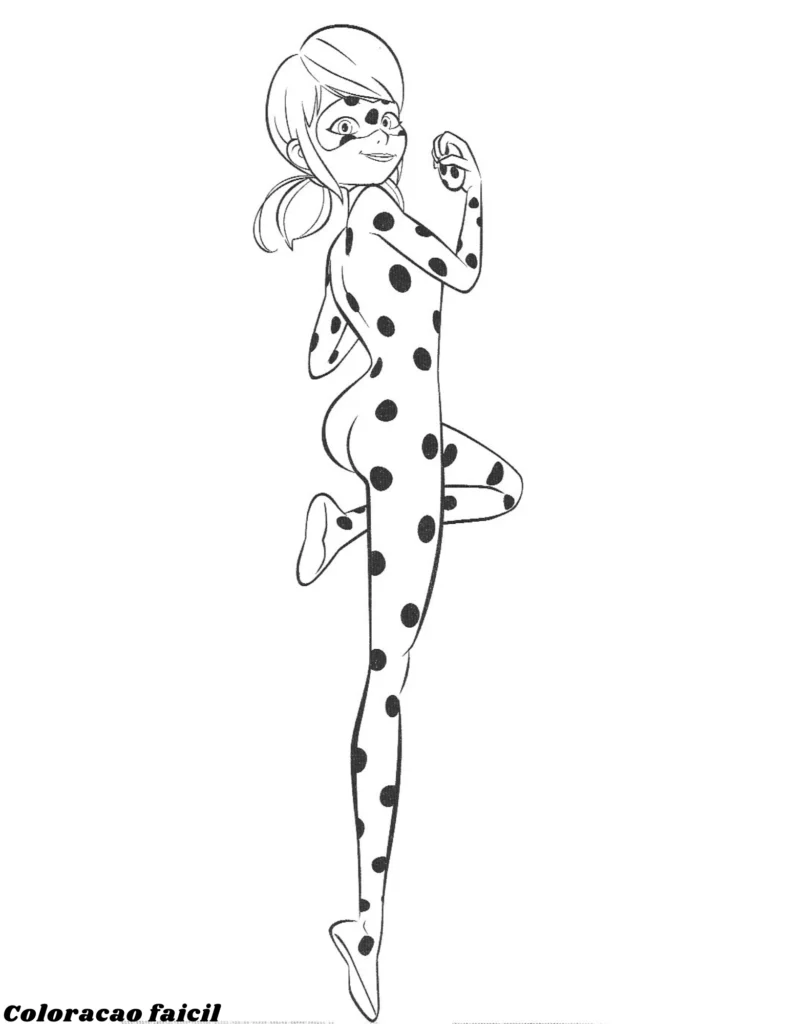 desenhos para colorir da ladybug