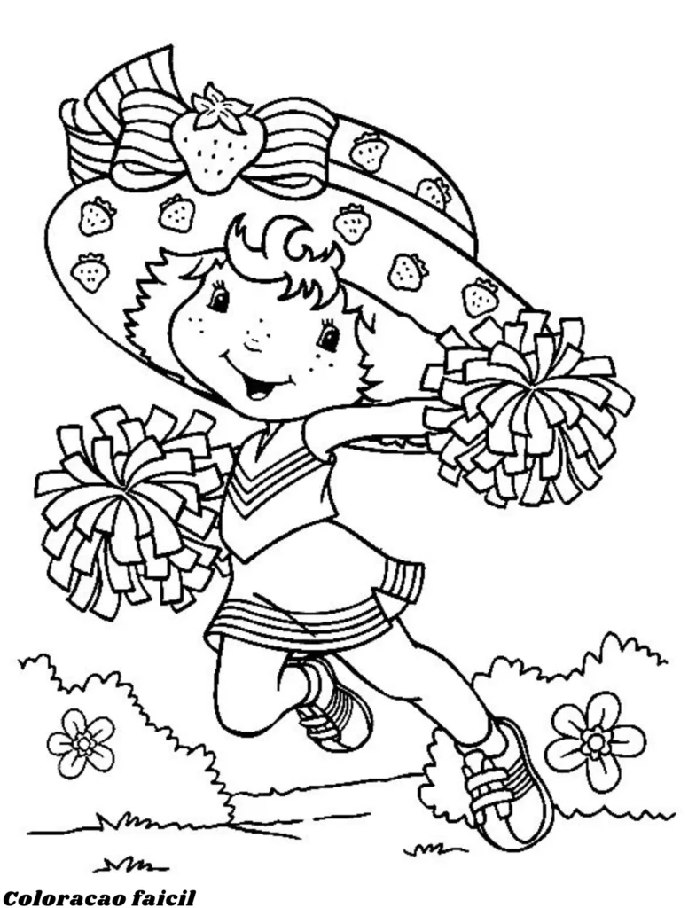 desenho da moranguinho para colorir